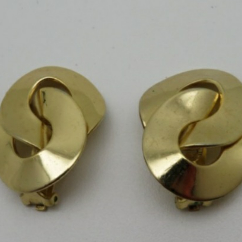 Dior Vintage 1980s Christian Dior Stamped Earrings
